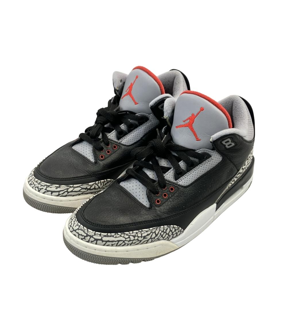 【1,000円OFFクーポン7日23:59迄】【中古】 ナイキ ミドルカットスニーカー AIR JORDAN 3 RETRO OG 854262-001 メンズ SIZE 28.5 (XL) NIKE