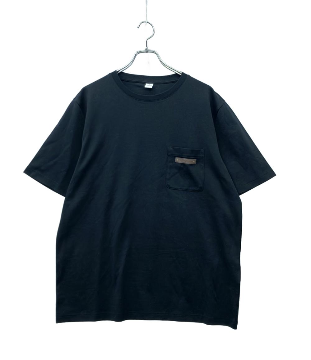 【先着クーポン3日20時～10日1:59迄】【中古】 ベルルッティ 半袖Tシャツ レザーパッチ メンズ SIZE L Berluti