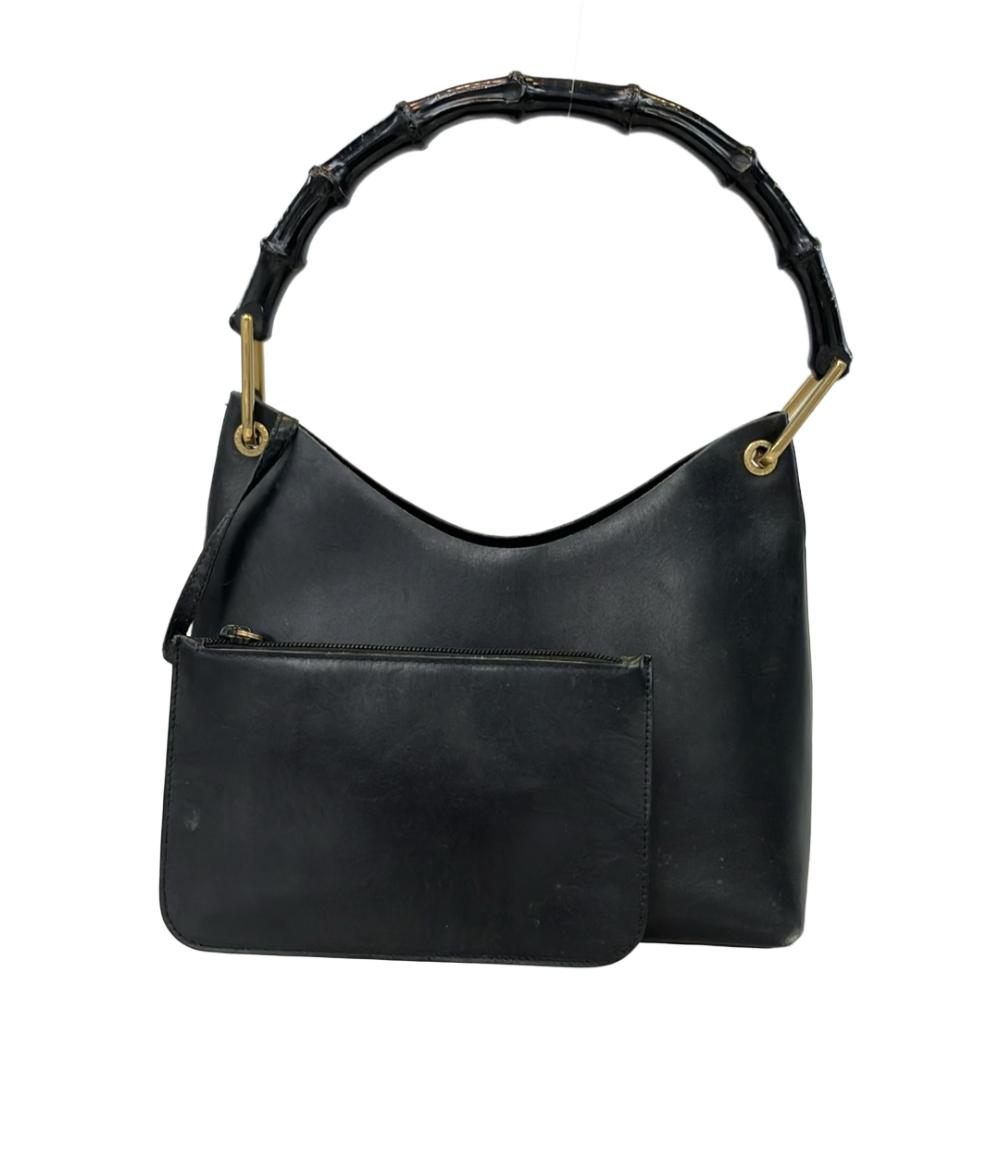 楽天市場】【中古】 GUCCI （グッチ） ﾊﾞﾝﾌﾞｰ 2WAYｼｮﾙﾀﾞｰﾊﾞｯｸﾞ Black