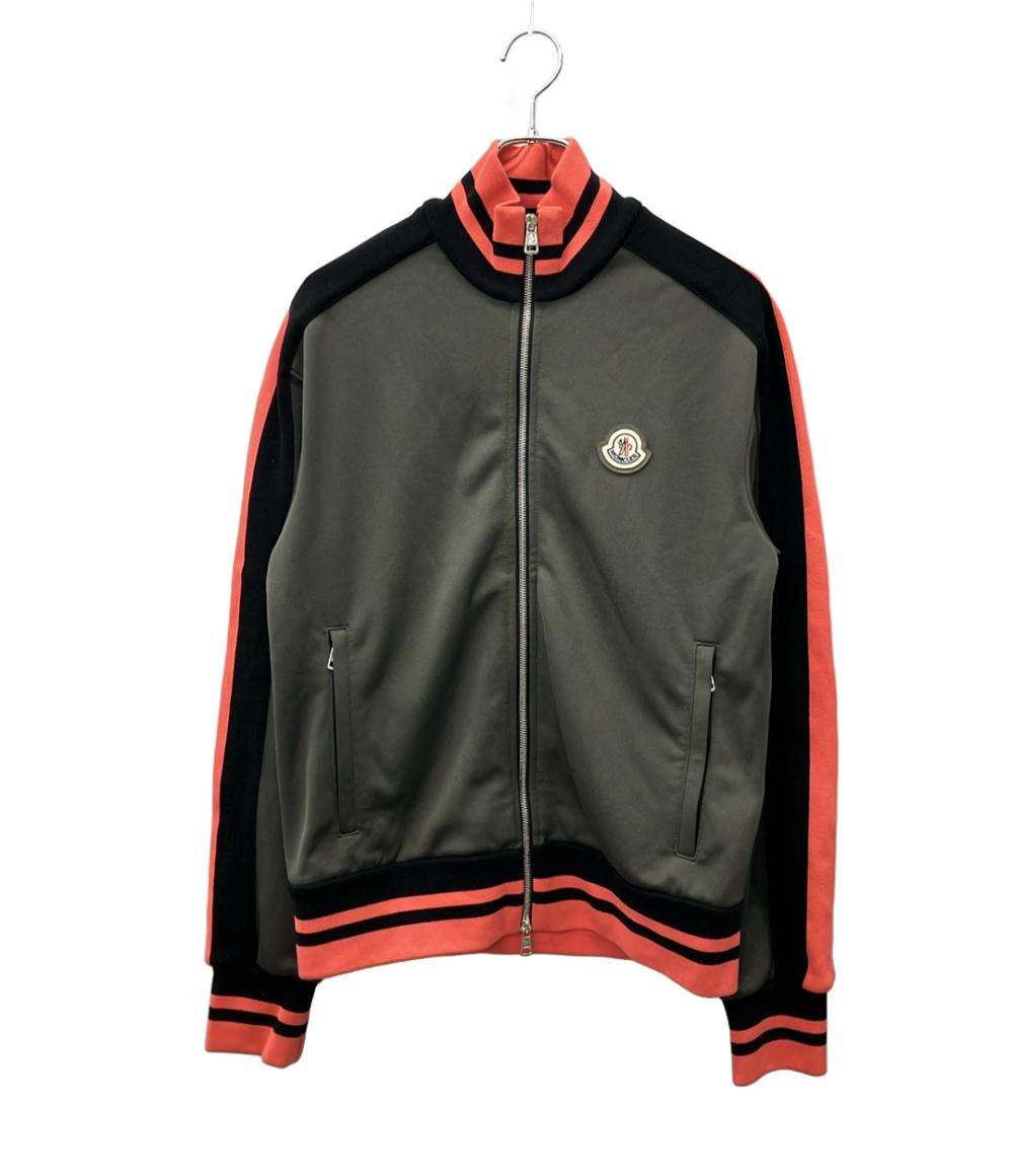 【先着クーポン3日20時~10日1:59迄】【中古】 モンクレール トラックジャケット MAGLIA CARDIGAN インポート オリーブ ピンク H20918G00020 メンズ SIZE XS MONCLER