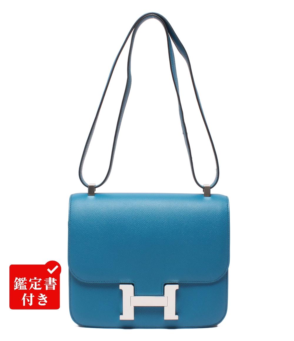 【先着クーポン19日20時~26日1:59迄】【中古】 美品 エルメス ショルダーバッグ □R刻印 シルバー金具 ヴォーエプソン コンスタンス3 24 レディース HERMES|Rehello by BOOKOFF