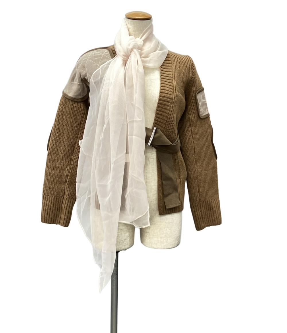 楽天市場】sacai サカイ ボレロ カーディガン ポンチョ ポリエステル