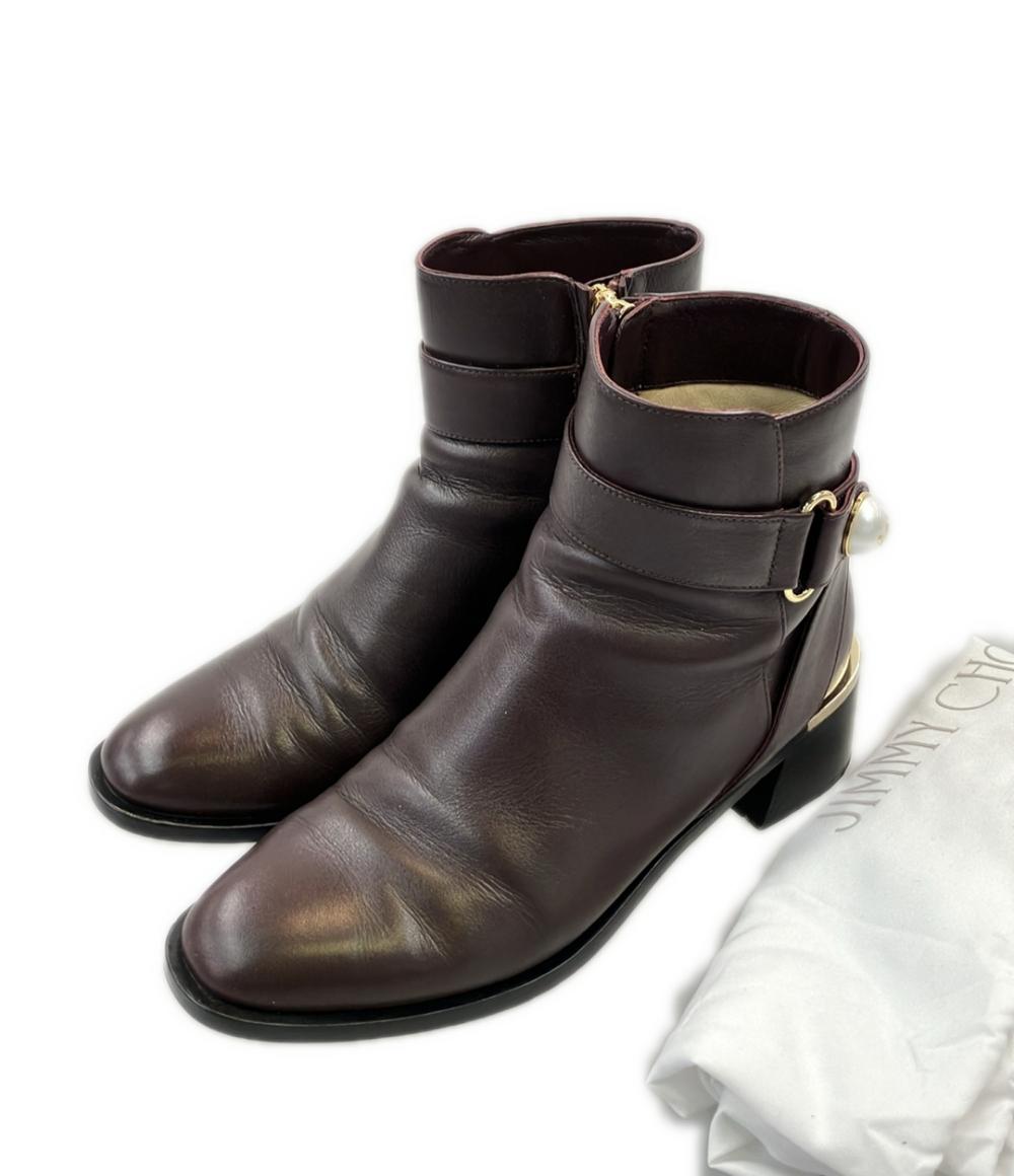 【全品5%OFF引き換え証14日23:59迄】【中古】 ジミーチュウ 遊撃手ブーツ レディース SIZE 37 (24糎) Jimmy Choo