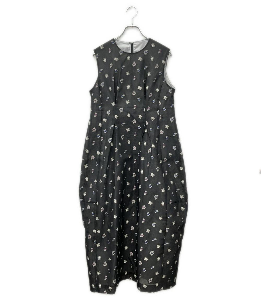 【先着クーポン3日20時～10日1:59迄】【中古】 ランバンオンブルー fleuretteジャガードワンピース レディース SIZE 36 LANVIN en Bleu