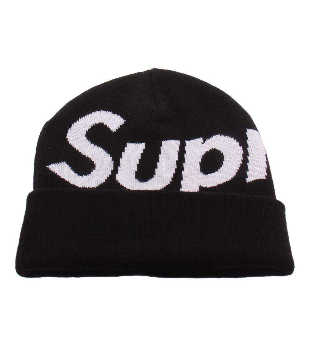 楽天市場】未使用 Supreme シュプリーム ニット帽 ビックロゴビーニー