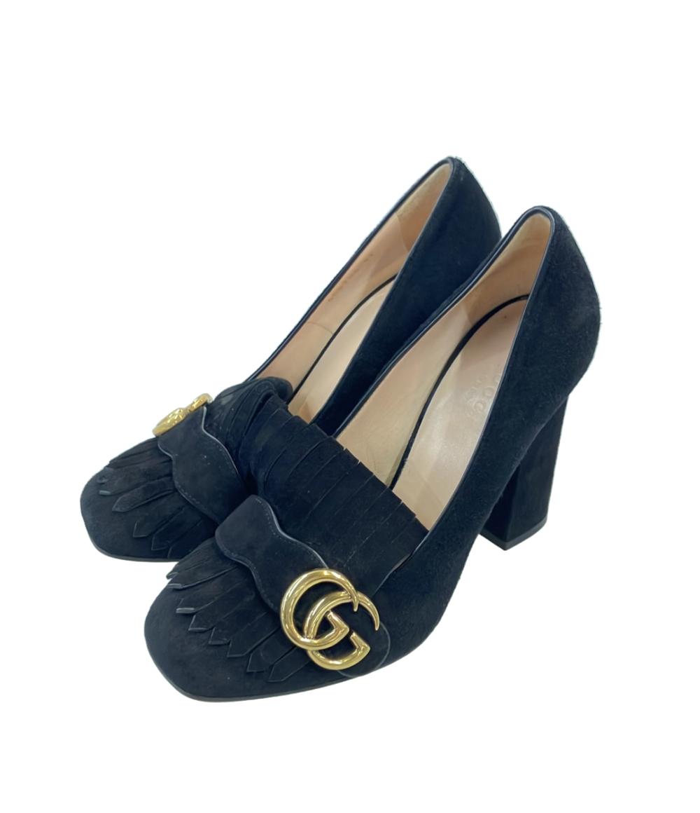【返品保証対象10日23:59迄】【中古】 グッチ GGマーモントヒールパンプス レディース SIZE 37 (24cm) GUCCI