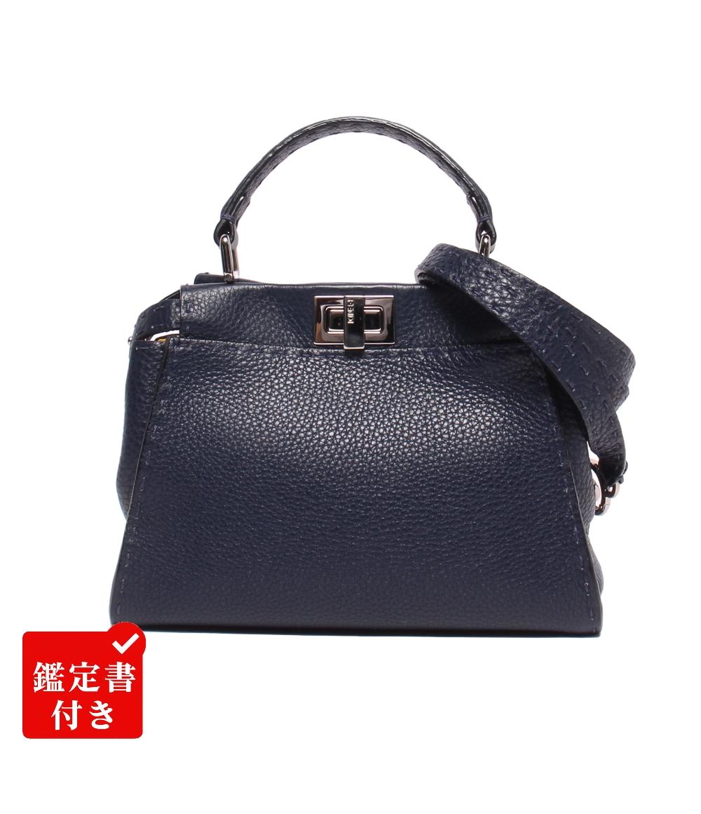 楽天市場】【美品】 フェンディ ピーカブー ミニ ナッパレザー