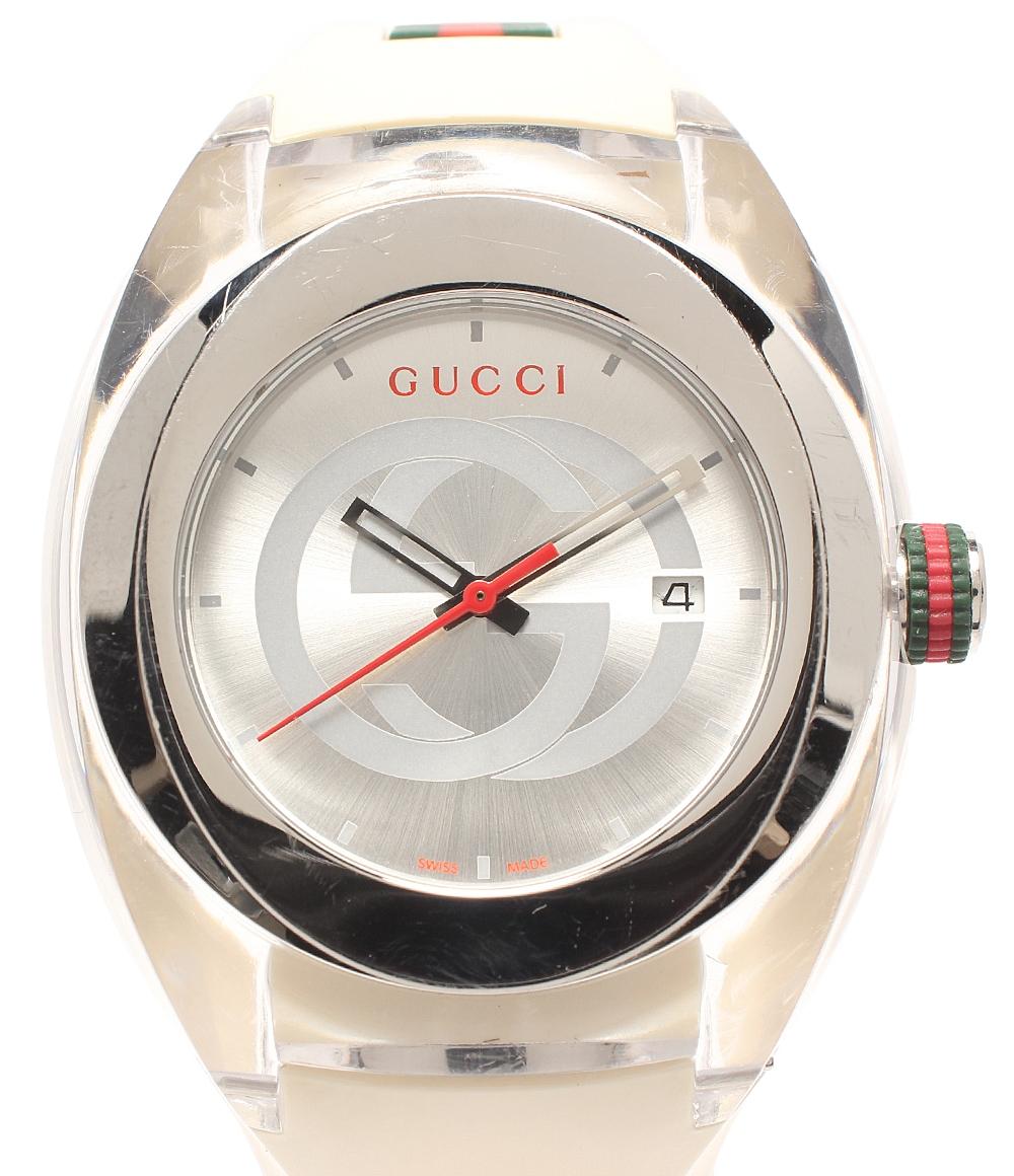 楽天市場】グッチ 時計 メンズ SYNC シンク シェリーライン ブラック