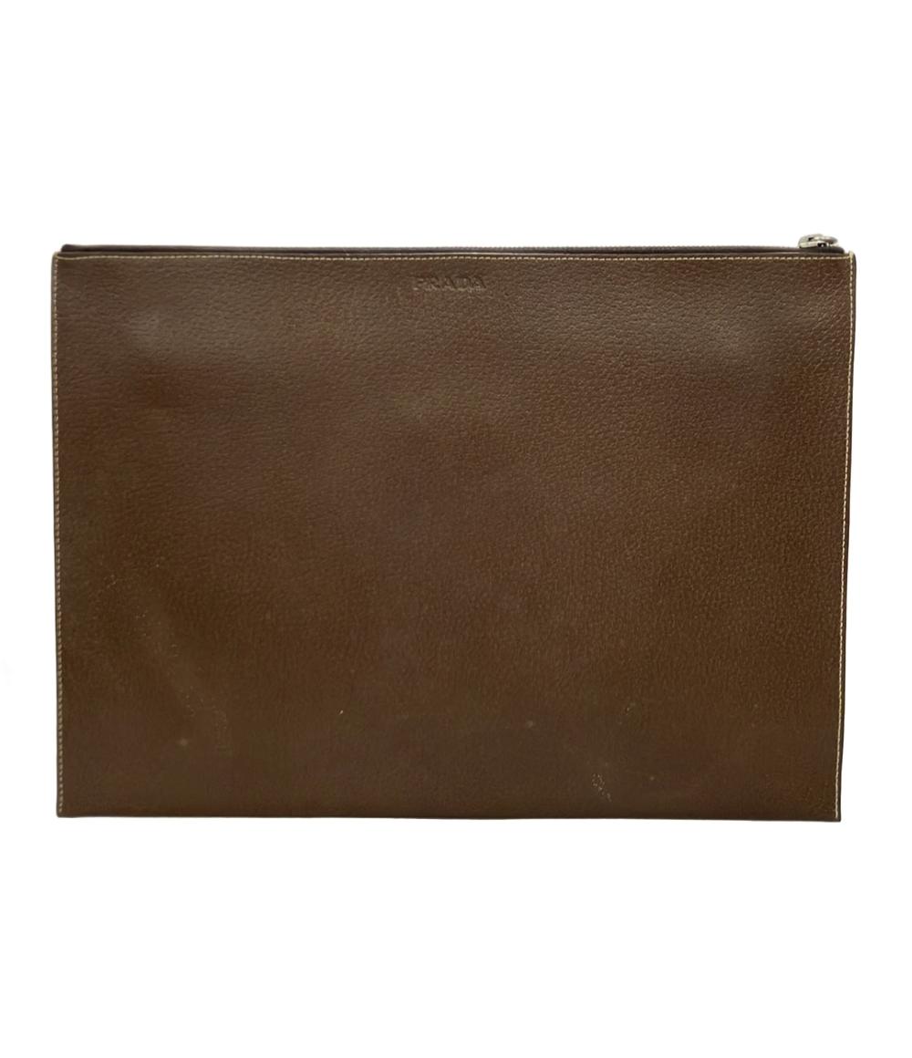 【先着クーポン3日20時～10日1:59迄】【中古】 プラダ クラッチバッグ レディース PRADA