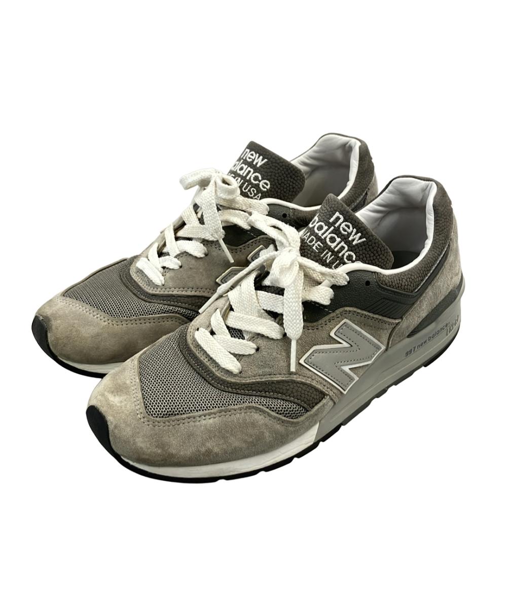 【先着引き換え証11日1:59迄】【中古】 ニュー平衡にする ローカットスニーカー M997GY メンズ SIZE 27.5 (L) NEW BALANCE