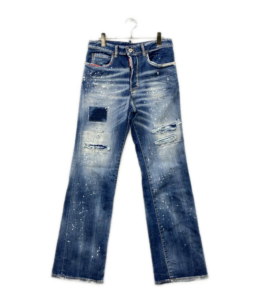 【中古】 ディースクエアード リペアペンキ工業 ジーンズズボン下 レディース SIZE 38 DSQUARED2
