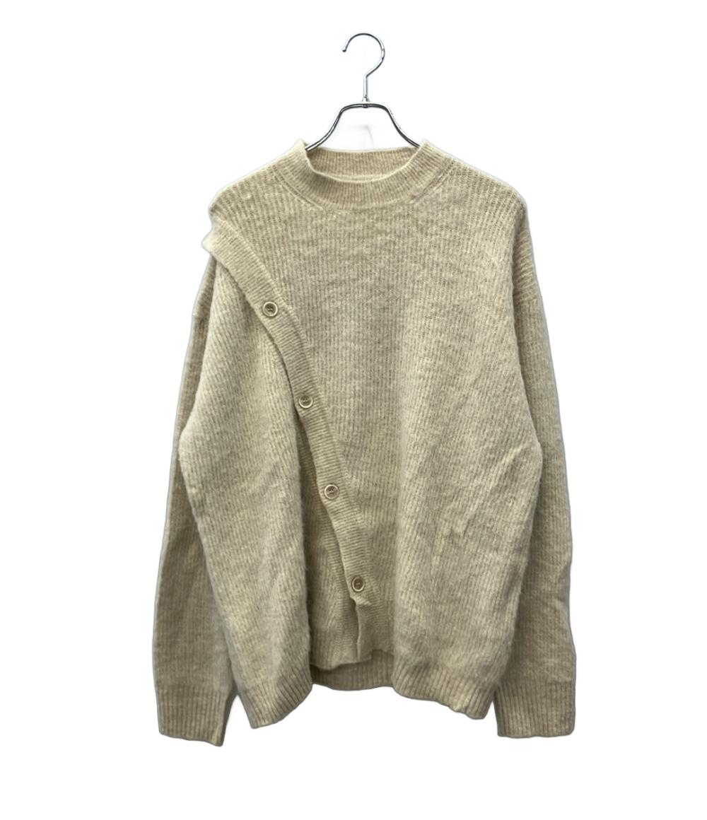 【先着クーポン券11日1:59迄】【中古】 ジャックムス 長袖編み物ジレー ティーシャツ 向こう正面曲がった名取り草 Le Cardigan Pau 2680006246220 メンズ SIZE L JACQUEMUS