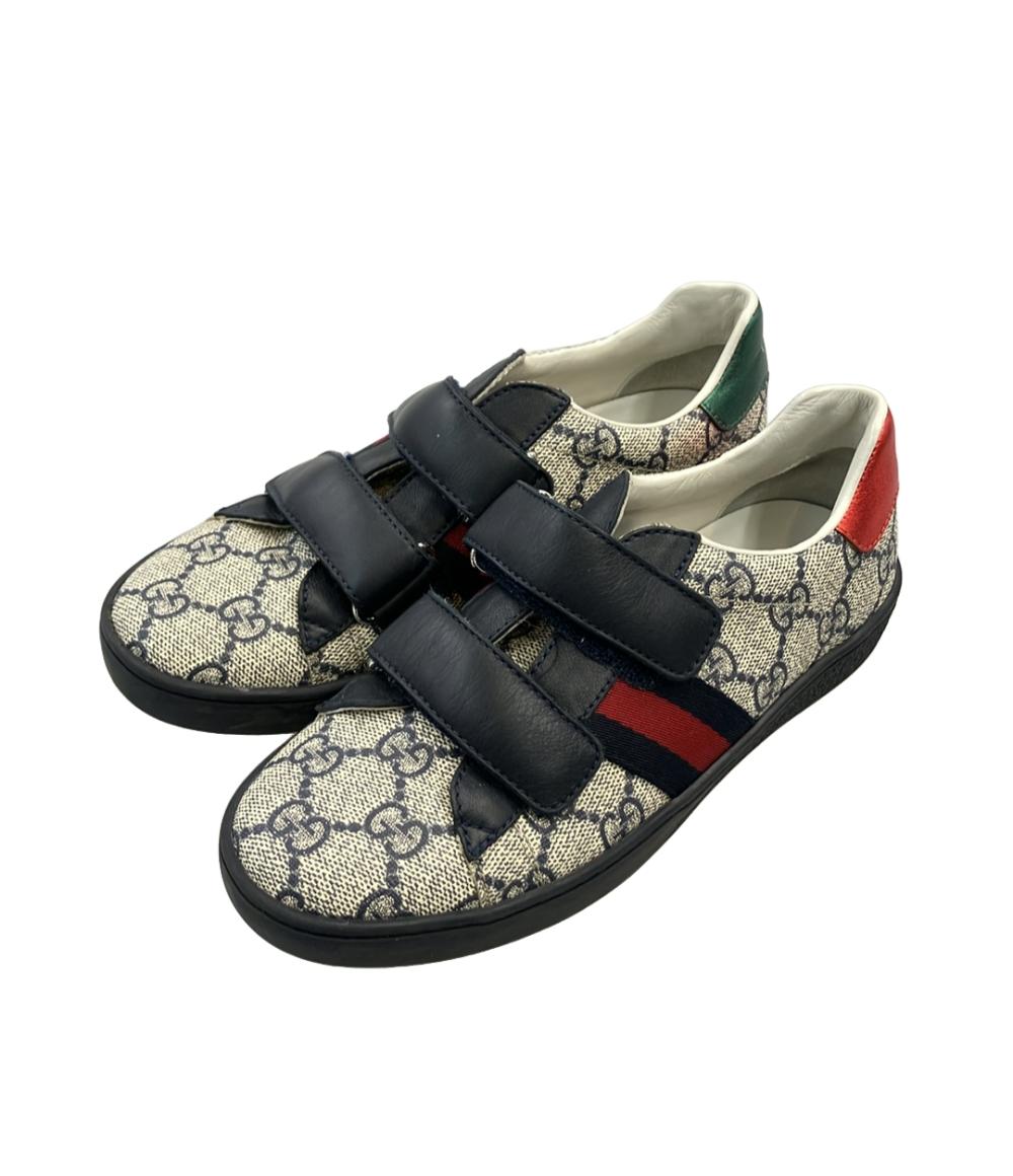 【返品保証対象10日23:59迄】【中古】 グッチ ローカットスニーカー キッズ SIZE 33 (21.3cm) GUCCI