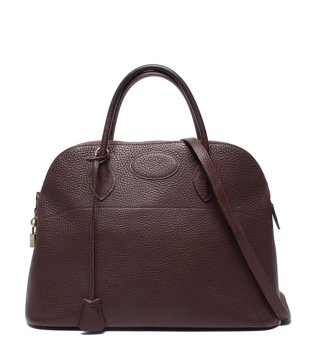 【全品5%OFF引き換え証14日23:59迄】【中古】 エルメス 2way ハンドバック ショルダーバッグ 肩かけ ゴールド金具 〇U目じるし ボリード35 レディース メンズ HERMES