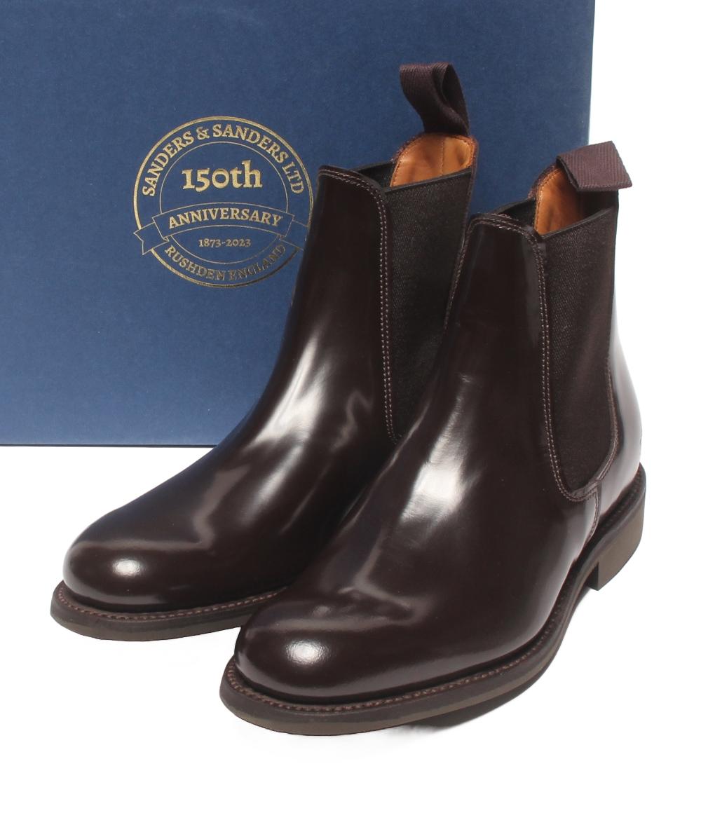 【先着引き換え証11日1:59迄】【中古】 美品 サンダース 遊撃手ブーツ 側面ゴア FEMALE CHELSEA BOOT 1829TD レディース SIZE 3 (22珊) SANDERS