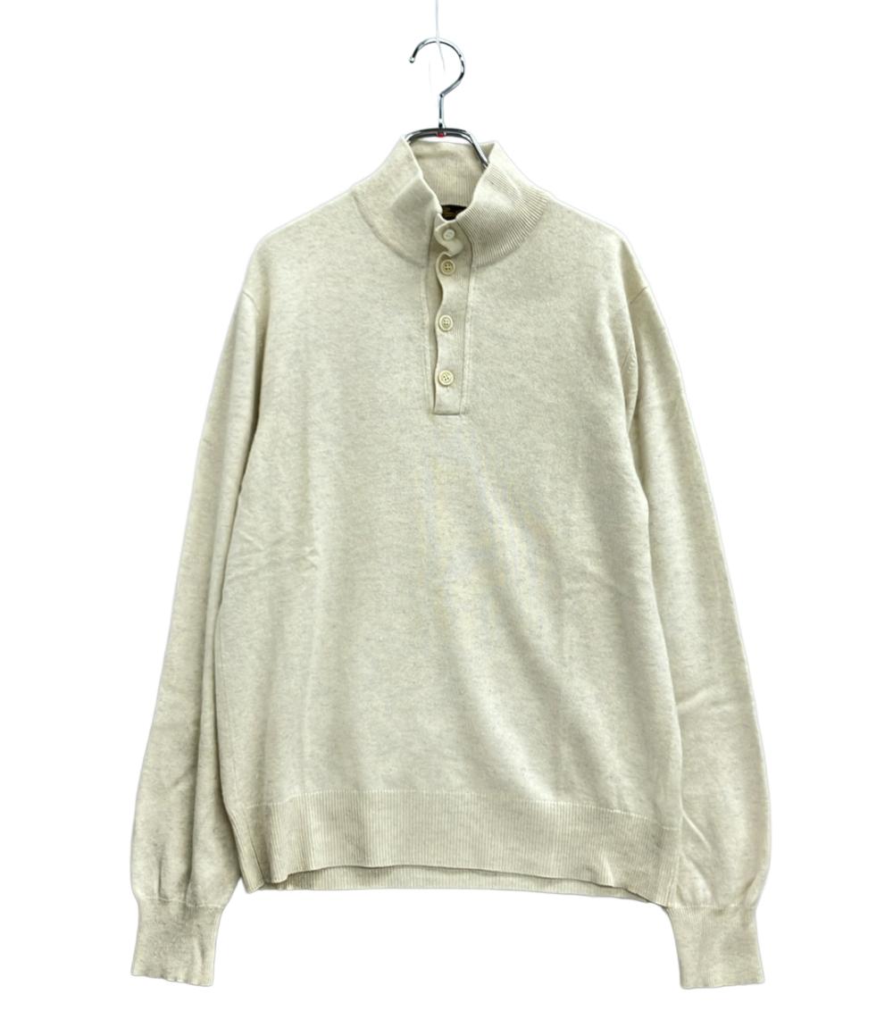 【全品5%OFF引き換え証14日23:59迄】【中古】 ロロピアーナ 長袖編み物 二分の一名取り草 メンズ SIZE 50 (L) Loro Piana