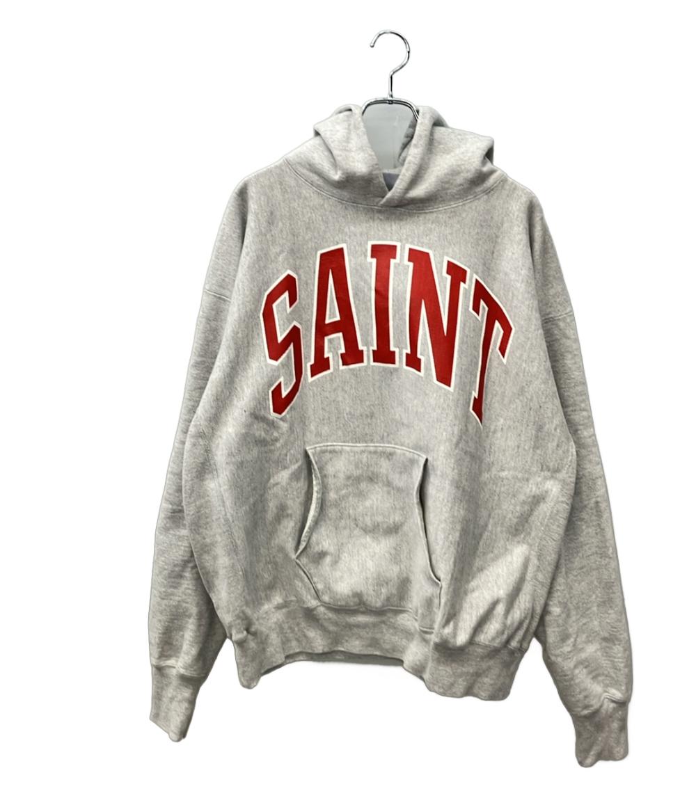 楽天市場】SAINT MICHAEL 23aw HOODIE/LOGO/GRAY SIZE-L SM-A23-0000 
