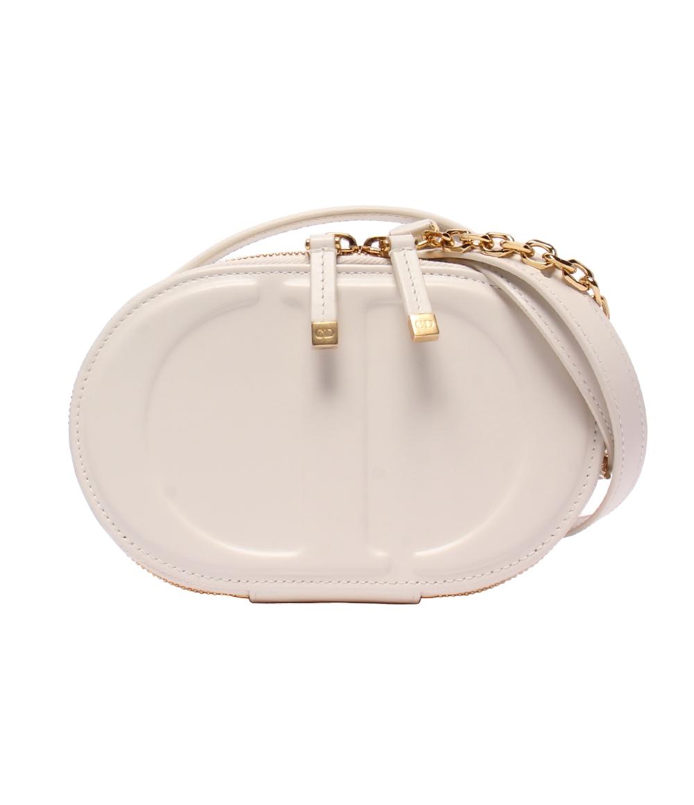 【全品5%OFFクーポン券14日23:59迄】【中古】 美品 ディオール 2wayショルダーバッグ ハンドバック 曲がった掛け オーバル 写真機御徒面子 CD 書き判 レディース Christian Dior