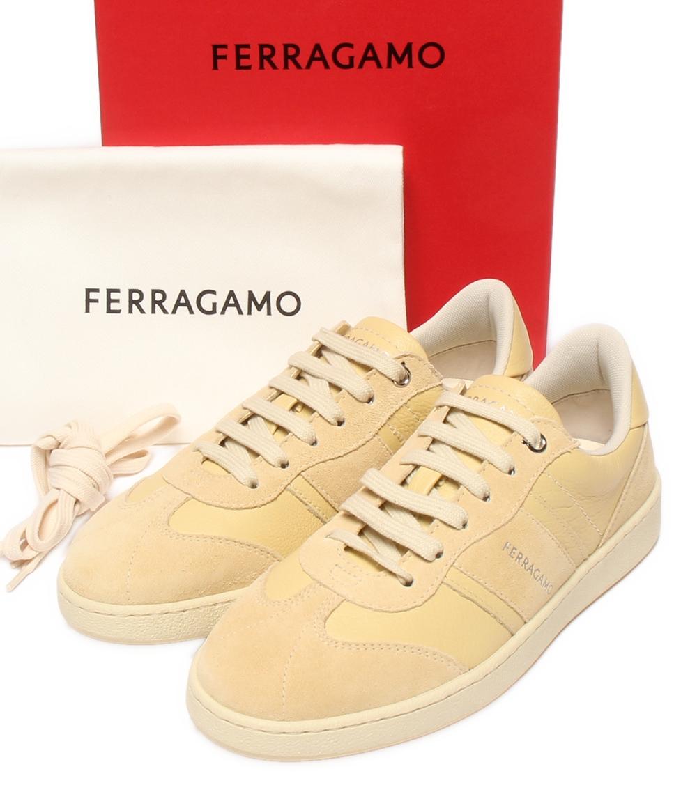 【全品5%OFFクーポン券14日23:59迄】【中古】 美品 フェラガモ ローカットスニーカー 769278 レディース SIZE 6 1/2 FERRAGAMO