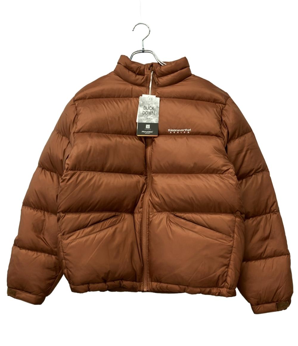 【中古】 ディスイズネバーザット ダウンジャケット タグ付き ジップアップ DSN Down Puffer Jacket TN253OOWHS05 メンズ SIZE S THISISNEVERTHAT｜Rehello by BOOKOFF