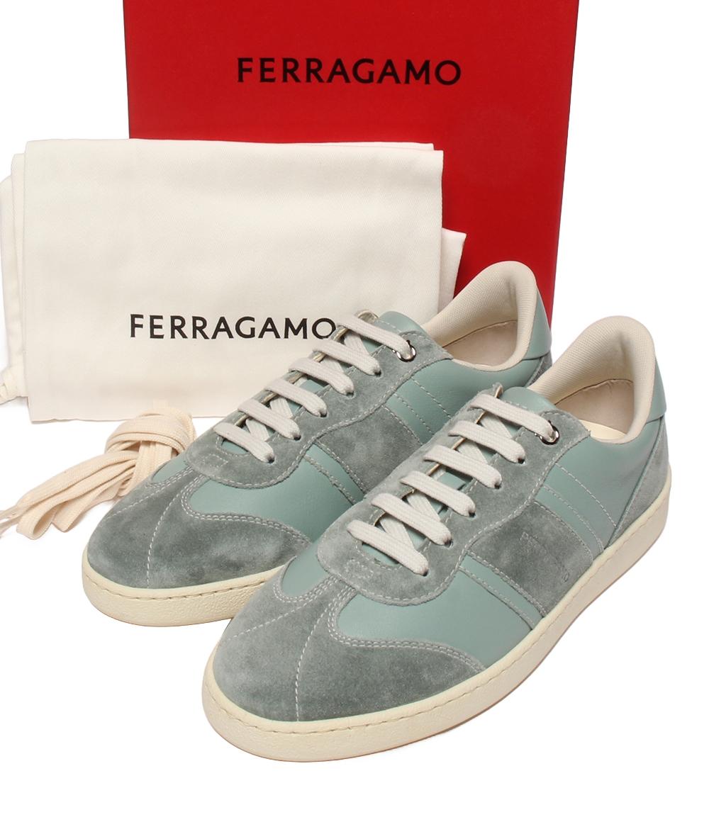 【先着クーポン券11日1:59迄】【中古】 美品 フェラガモ ローカットスニーカー 769279 レディース SIZE 7 FERRAGAMO