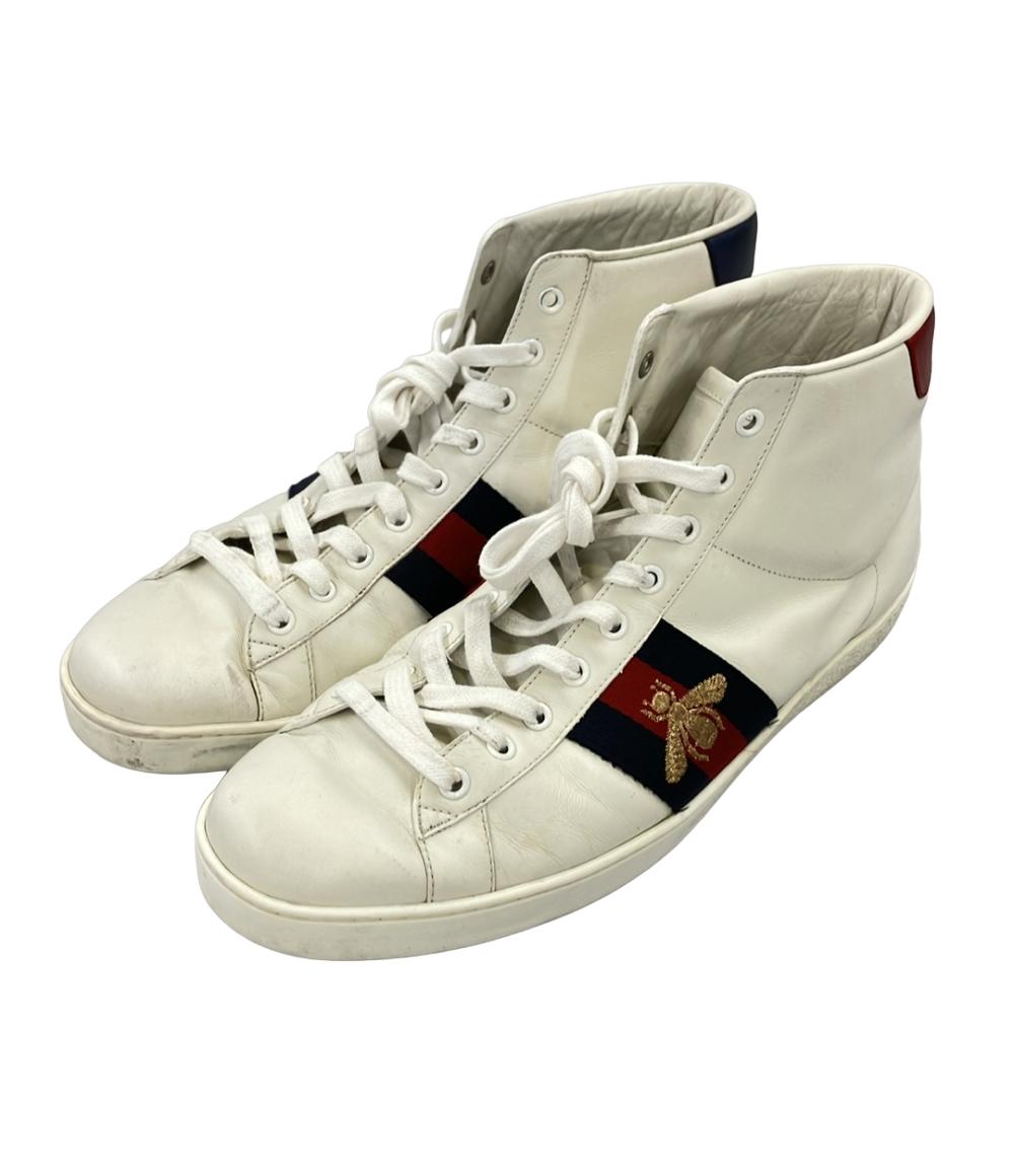 【先着クーポン券9日20時～16日1:59迄】【中古】 グッチ ハイカットスニーカー メンズ SIZE 10 (29珊) GUCCI 靴-メンズ靴
