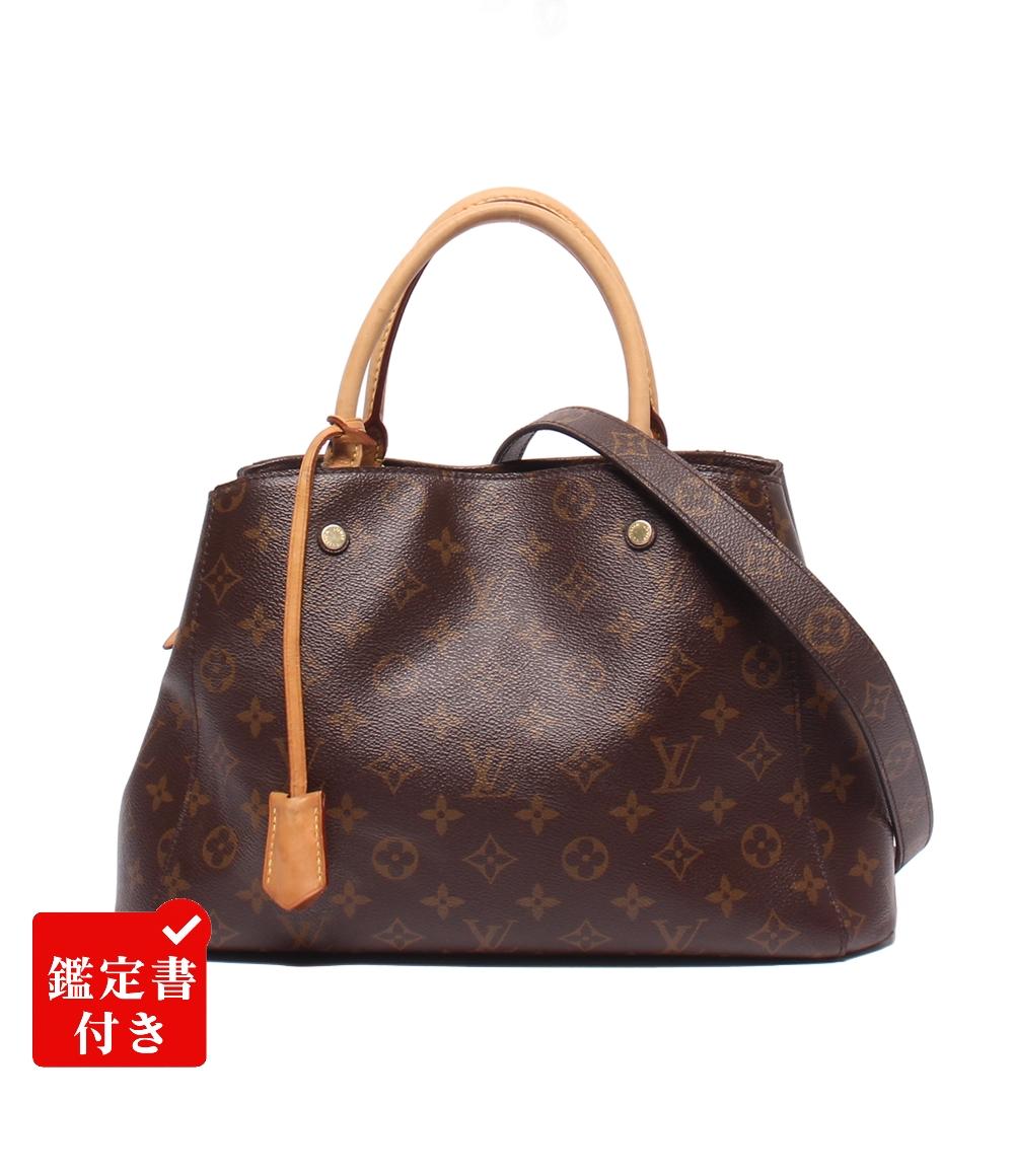 【全品5%OFFクーポン券14日23:59迄】【中古】 ルイ・ヴィトン 2wayハンドバック ショルダーバッグ 肩かけ モンテーニュMM モノグラム M41056 レディース LOUIS VUITTON
