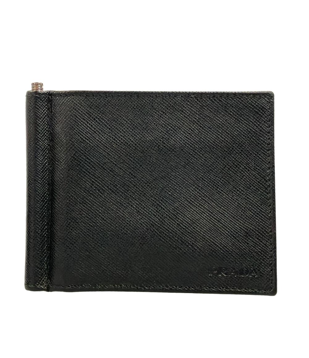 【中古】 プラダ 二つ折り財布 カードケース マネークリップ付き 2M1077 メンズ PRADA|Rehello by BOOKOFF