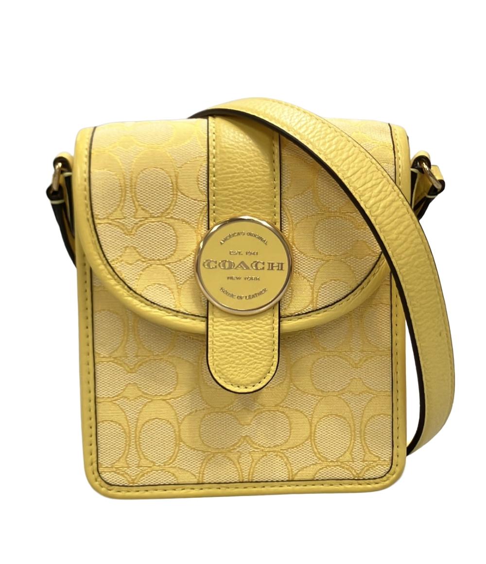 【全品5%OFFクーポン券14日23:59迄】【中古】 美品 コーチ職 ショルダーバッグ 曲がった掛け 書き判 C8321 レディース COACH