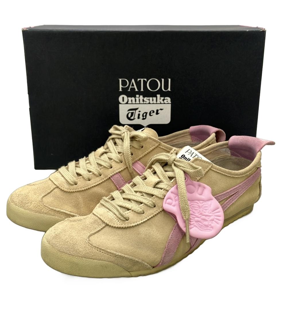 【全品5%OFFクーポン券14日23:59迄】【中古】 オニツカタイガー ローカットスニーカー ×PATOU メキシコ合衆国 66 1183C380-200 メンズ SIZE 26.0 ONITSUKA TIGER