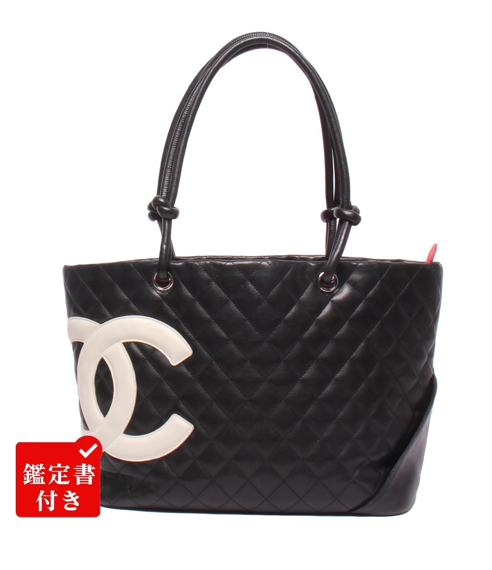 【中古】 シャネル トートバッグ 10番台 ココマーク カンボンライン ラージ レディース CHANEL