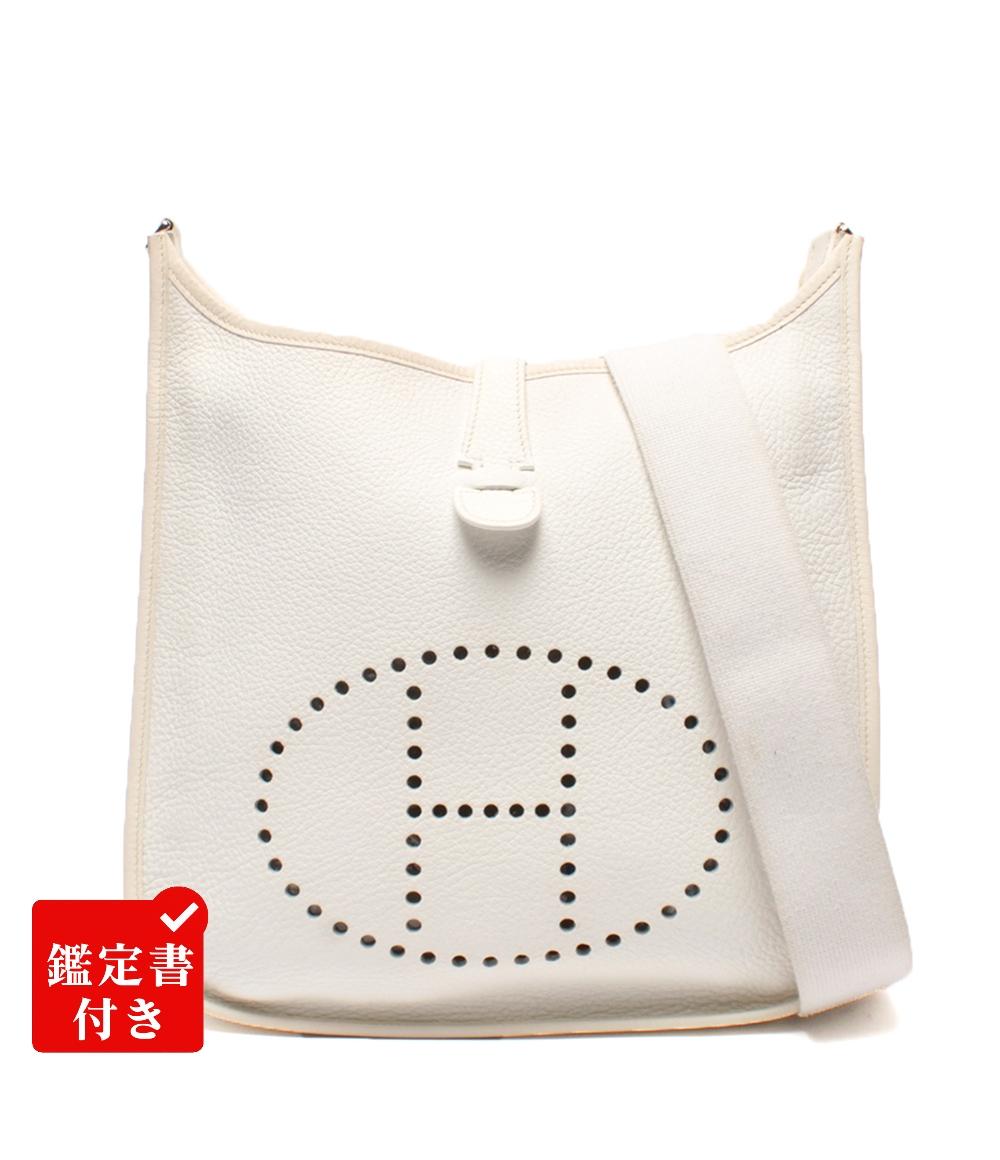 【1,000円OFFクーポン7日23:59迄】【中古】 エルメス ショルダーバッグ 肩掛け 斜め掛け □K刻印 シルバー金具 エブリン1 PM レディース メンズ HERMES