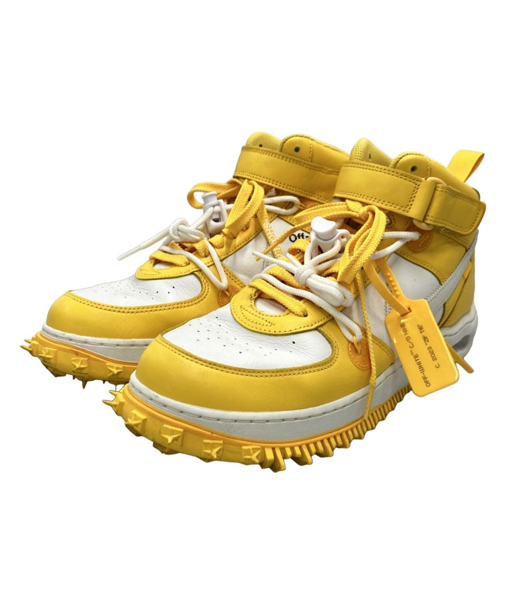 【全品5%OFFクーポン券14日23:59迄】【中古】 ナイキ ミドルカットスニーカー エア湖 フォース 1 MID SP LTHR DR0500-101 メンズ SIZE 29.5 NIKE