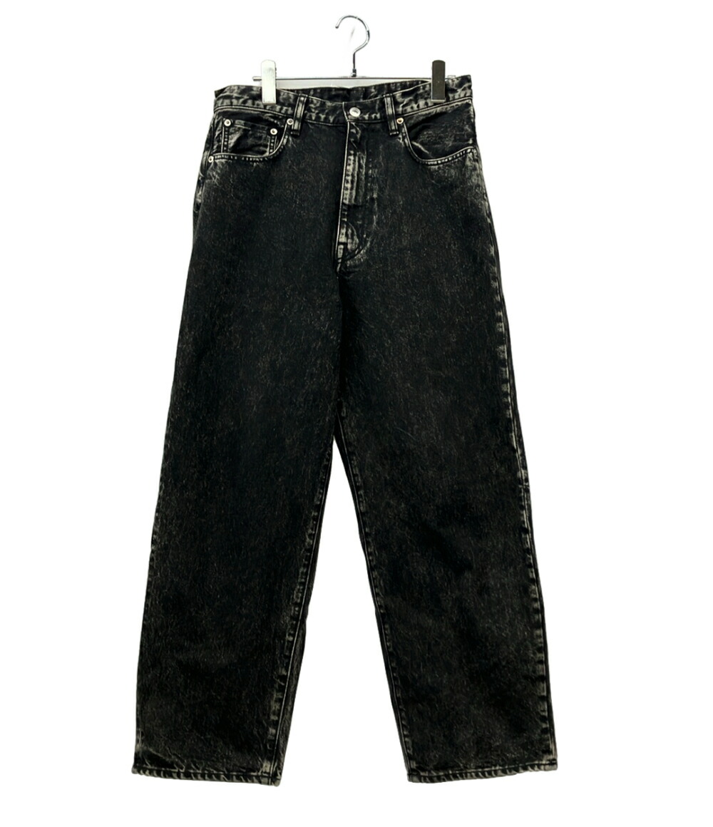 【7%OFF引き換え証\u0026500円OFF引き換え証18日23:59迄】【中古】 ウル ジーンズズボン下 ジップアップ ケミカルウォッシュ産業 COTTON DENIM - 5 POCKET PANTS TYPE C 23fcd01c メンズ SIZE 1 (S) URU
