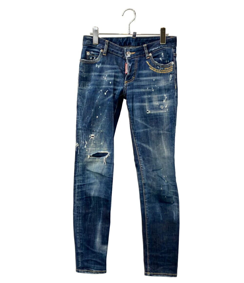 【全品5%OFF引き換え証14日23:59迄】【中古】 ディースクエアード ジーンズズボン下 不都合産業 レディース SIZE 34 (XS) DSQUARED2