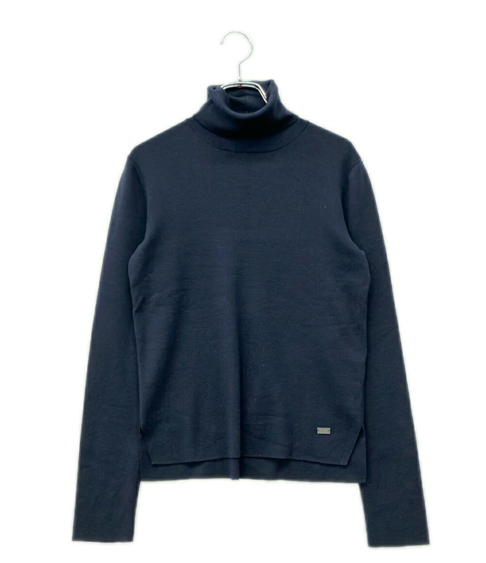 【7%OFF引き換え証\u0026500円OFF引き換え証18日23:59迄】【中古】 フォクシー 長袖 ハイネック編み物 39116-KAT0052L0 レディース SIZE 40 FOXEY