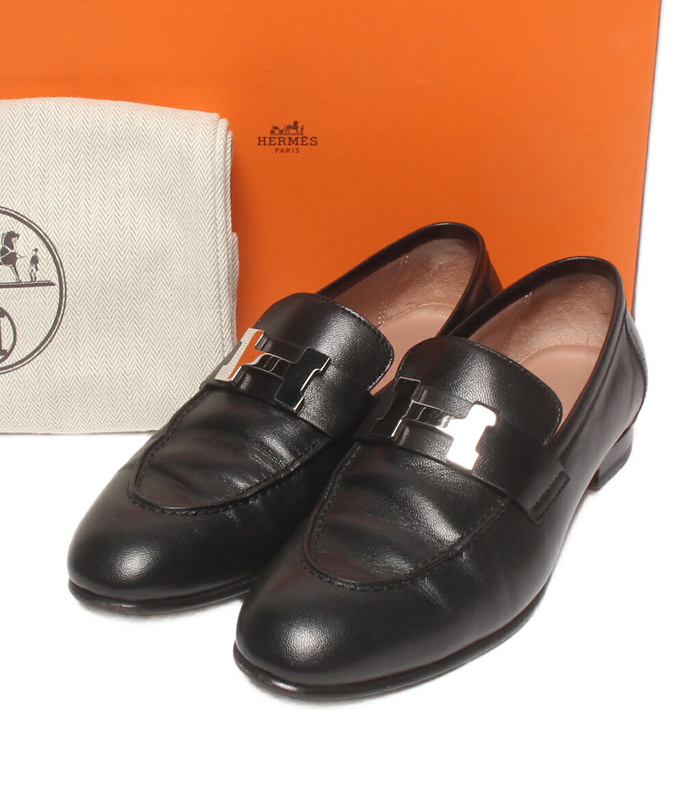 【先着引き換え証11日1:59迄】【中古】 エルメス モカシン 光の都市 レディース SIZE 35 HERMES