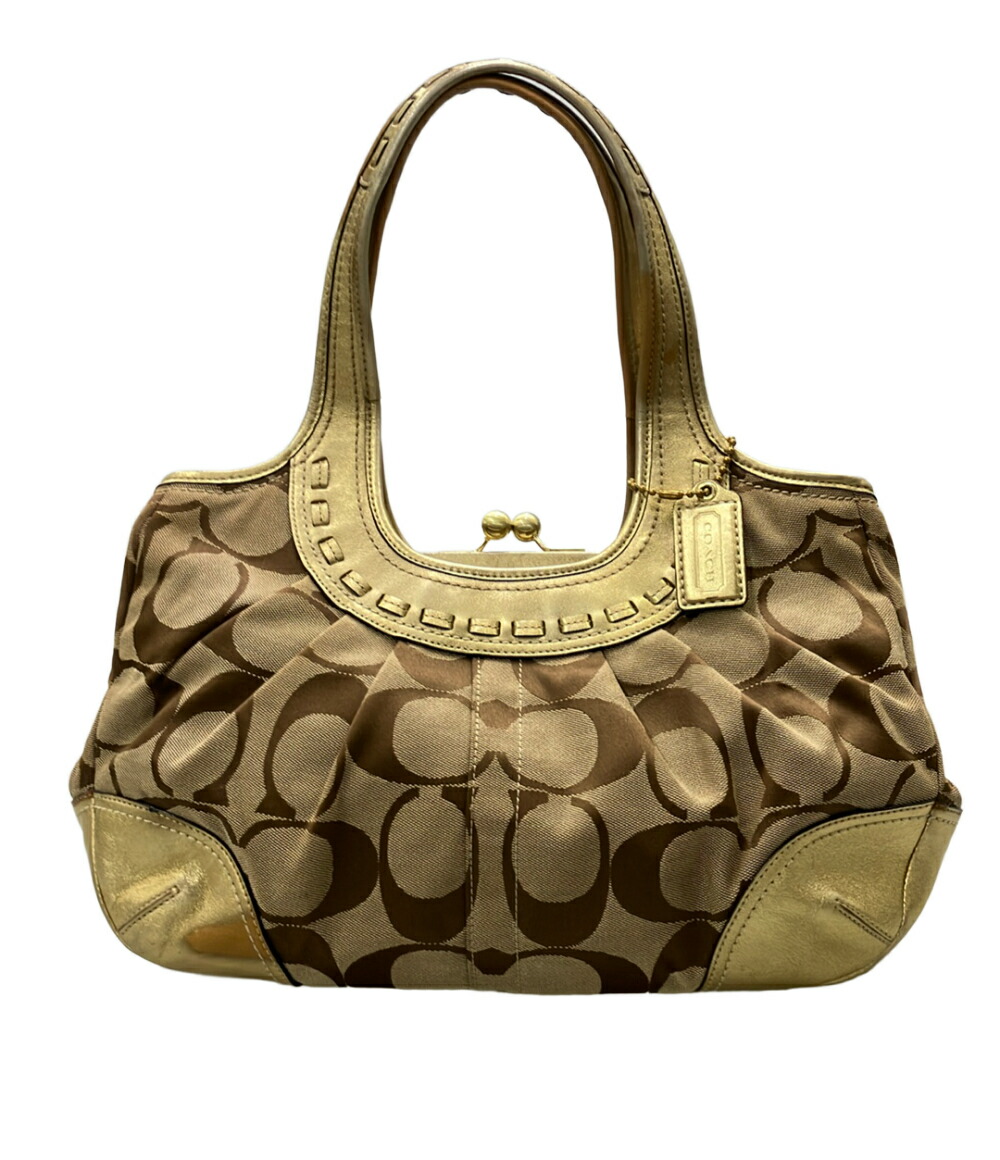 【全品5%OFFクーポン券14日23:59迄】【中古】 コーチ職 トートバッグ 書き判 12232 レディース COACH