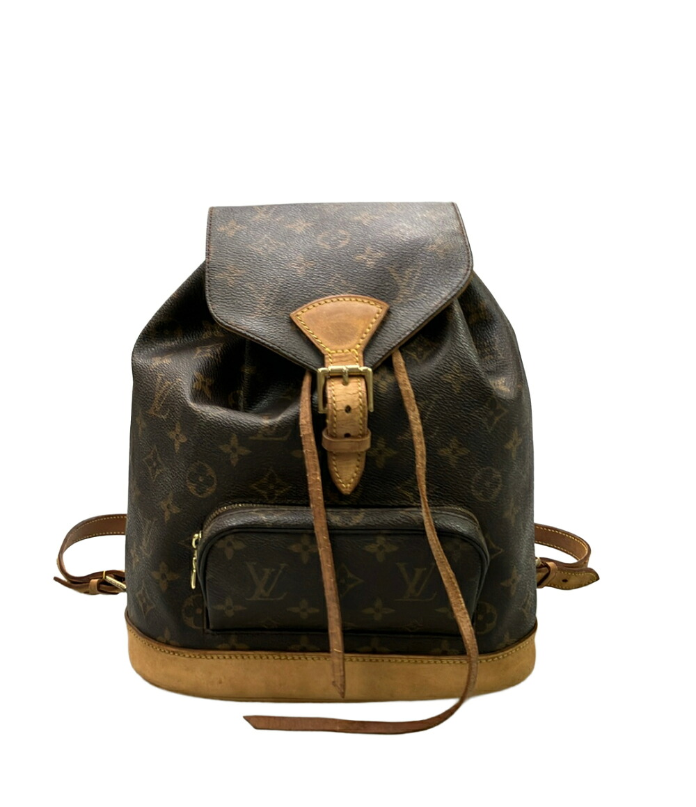 【全品5%OFF引き換え証14日23:59迄】【中古】 ルイ・ヴィトン 背嚢 モン掏摸MM モノグラム M51136 レディース LOUIS VUITTON