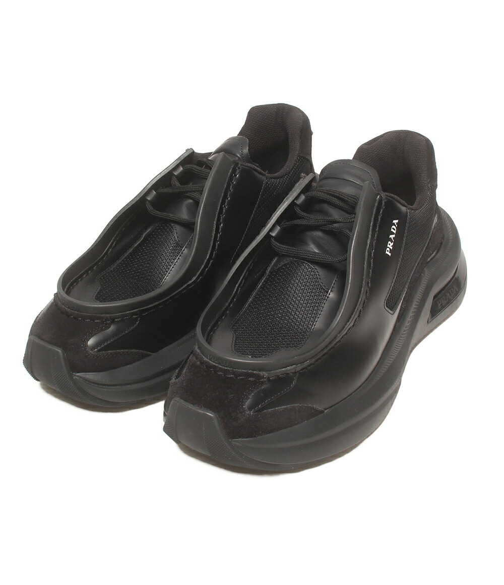 【先着引き換え証11日1:59迄】【中古】 プラダ ローカットスニーカー 取り合わせ 2EG424 メンズ SIZE 9 PRADA
