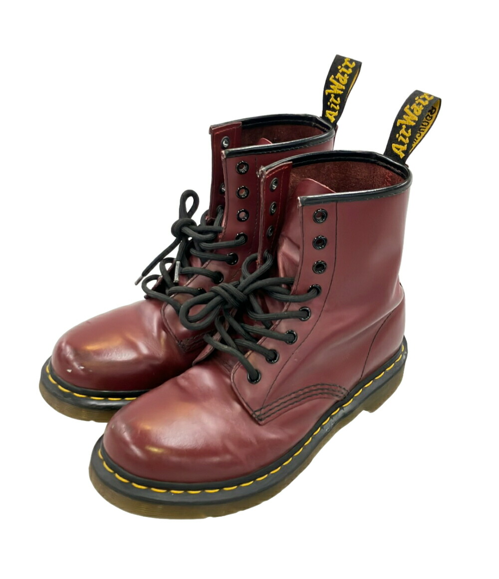 【先着引き換え証11日1:59迄】【中古】 お医者さんマーチン 8広座敷ブーツ レディース SIZE UK 6 (25珊) Dr.Martens