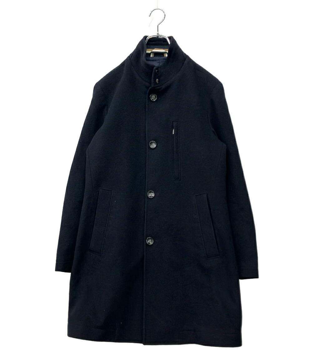 【全品5%OFF引き換え証14日23:59迄】【中古】 ヒューゴボス 羊毛厚地の外套 照明ランプ色合い 名取り草 メンズ SIZE 44 (S) HUGO BOSS
