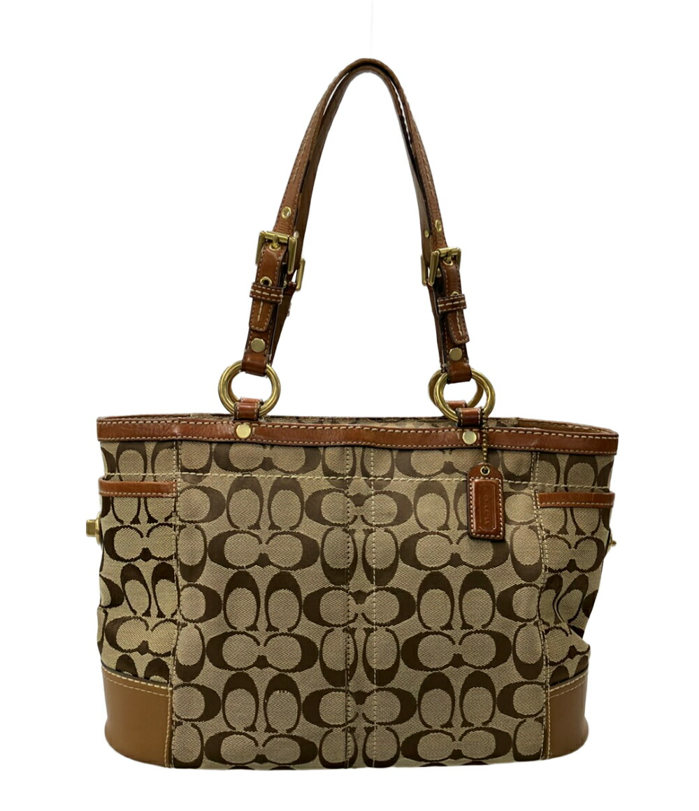 【全品5%OFFクーポン券14日23:59迄】【中古】 コーチ職 トートバッグ 書き判 11237 レディース COACH