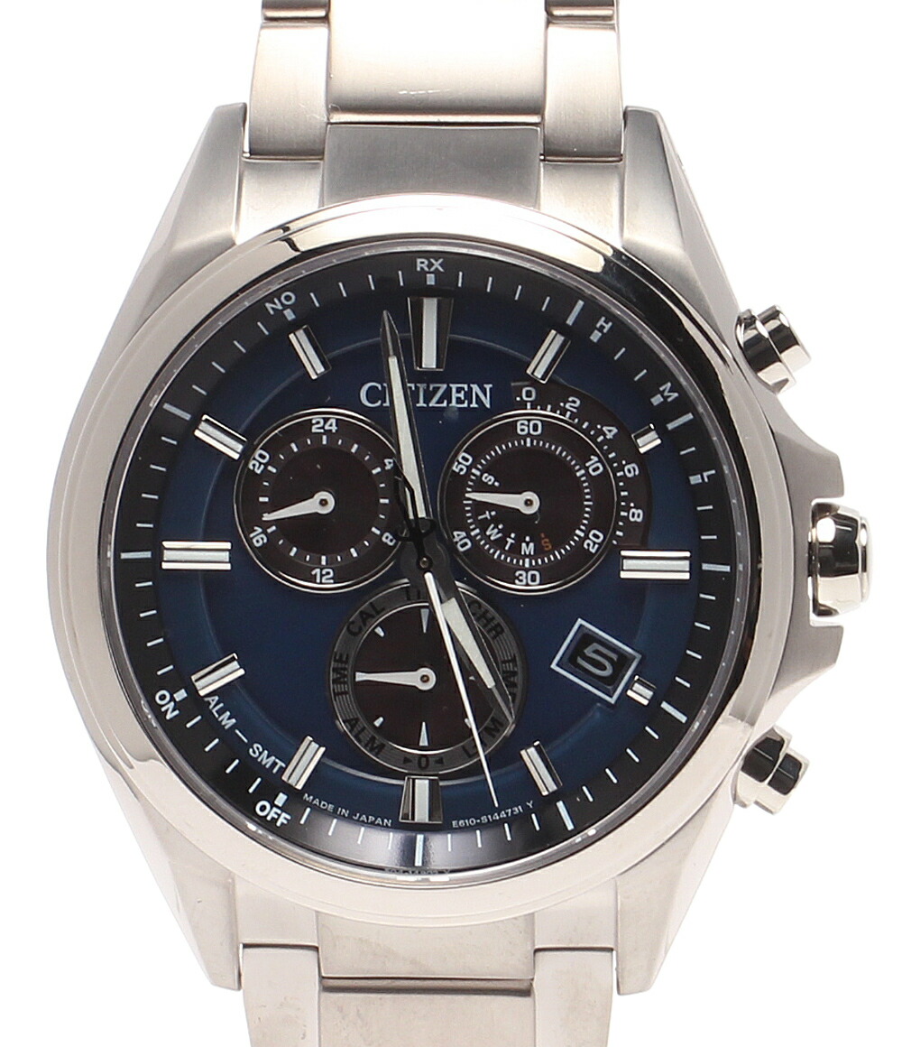 【中古】 シチズン ウオッチ アテッサ ソーラー 米国海軍 E610-S104203 メンズ CITIZEN
