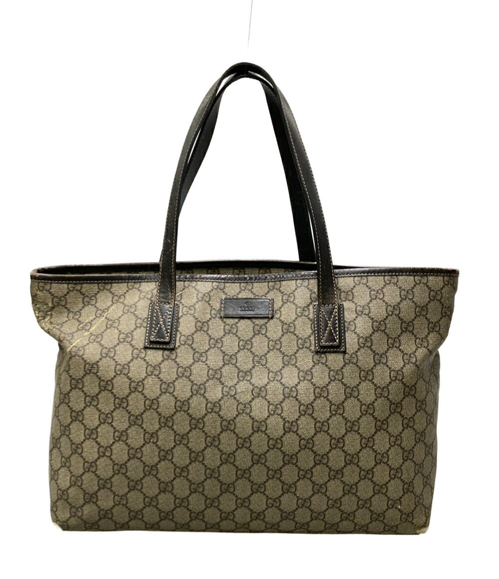 【先着クーポン19日20時～26日1:59迄】【中古】 グッチ トートバッグ GGスプリーム 211137 493075 レディース GUCCI｜Rehello by BOOKOFF