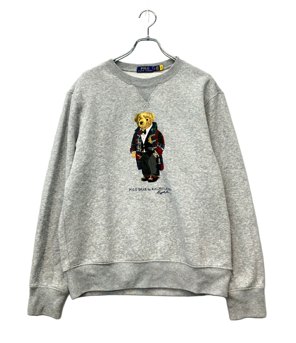 【先着クーポン19日20時~26日1:59迄】【中古】 美品 ポロ・ラルフローレン トレーナー スウェット ベア メンズ SIZE L POLO RALPH LAUREN|Rehello by BOOKOFF