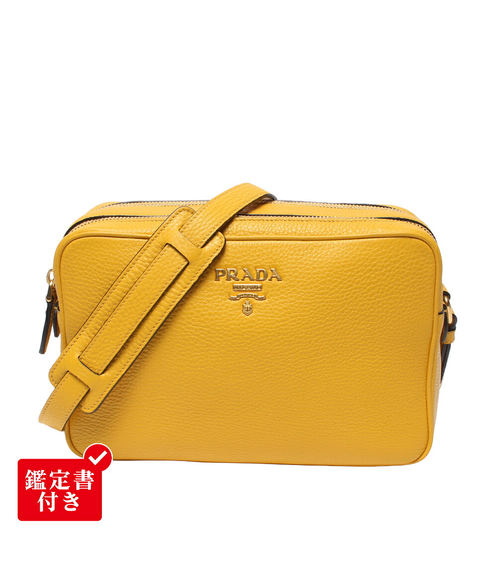 【先着クーポン19日20時～26日1:59迄】【中古】 プラダ ショルダーバッグ 肩掛け 斜め掛け カメラバッグ 1BH079 レディース PRADA｜Rehello by BOOKOFF
