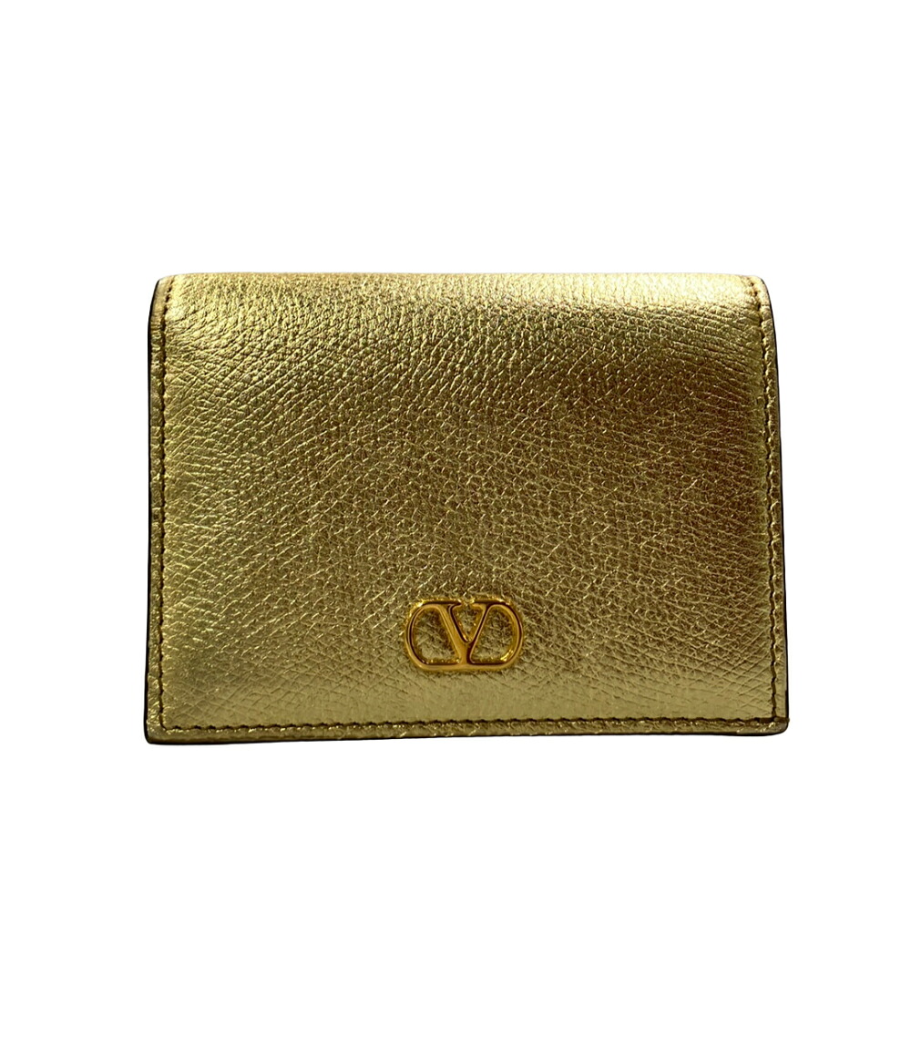 【中古】 ヴァレンティノ 二つ折り財布 Vロゴ レディース VALENTINO｜Rehello by BOOKOFF