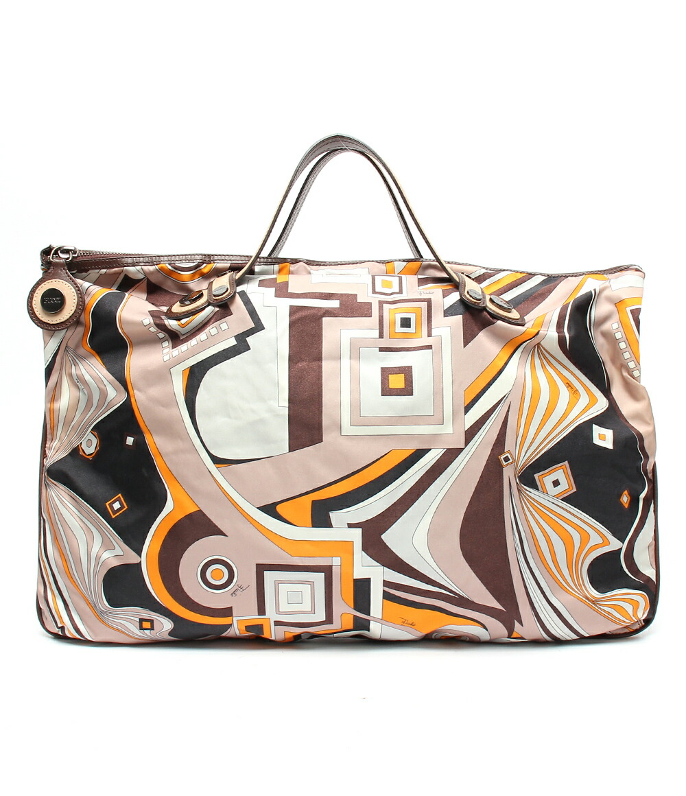 EMILIO PUCCI エミリオプッチ レディース 総柄トートバッグ 美品 【中古】