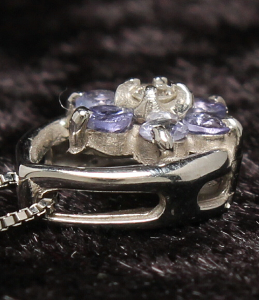 お歳暮 中古 K14wg フラワーモチーフ ネックレス レディース 安いそれに目立つ Escolasbarquinha Pt